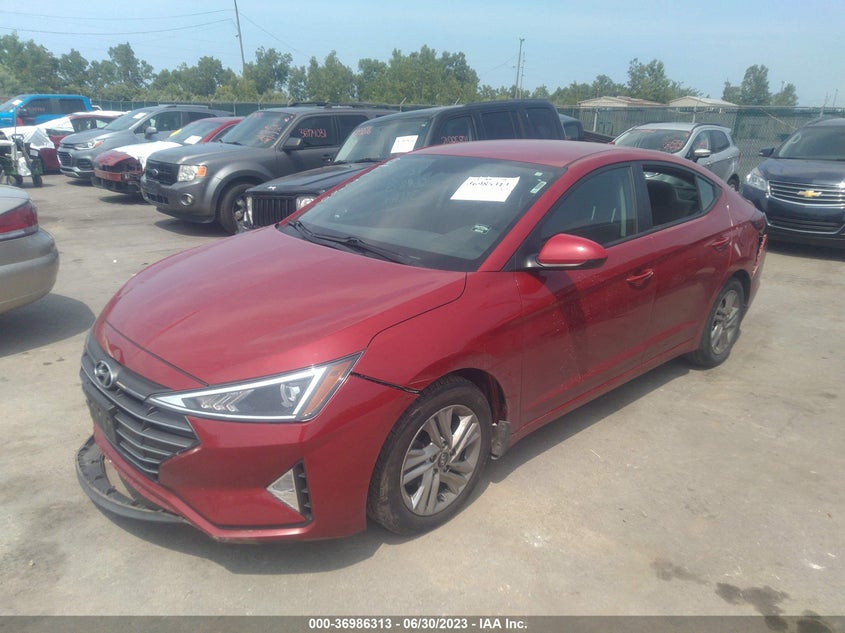 VIN KMHD84LFXLU014126 2020 HYUNDAI ELANTRA SEL