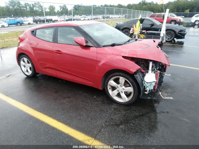 2013 HYUNDAI VELOSTER W/BLACK INT - KMHTC6AD9DU147307