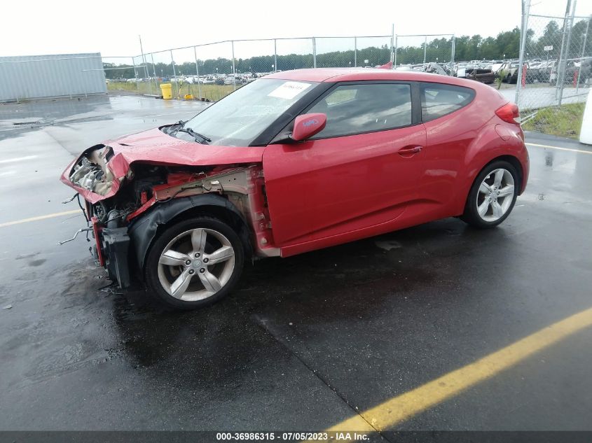 2013 HYUNDAI VELOSTER W/BLACK INT - KMHTC6AD9DU147307