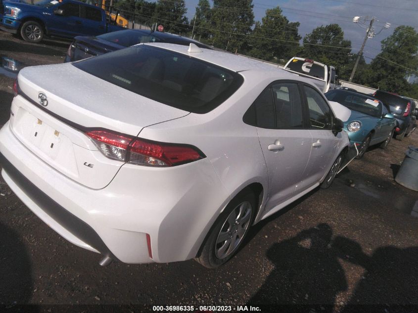 2020 TOYOTA COROLLA LE - JTDEPRAE3LJ083874