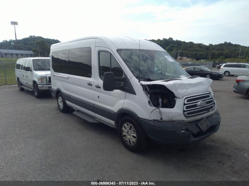 2017 FORD TRANSIT WAGON XL/XLT - 1FBAX2CG4HKA44561