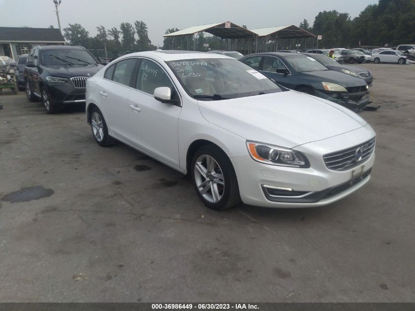2015 VOLVO S60 T5 DRIVE-E PREMIER - YV126MFB7F1302194