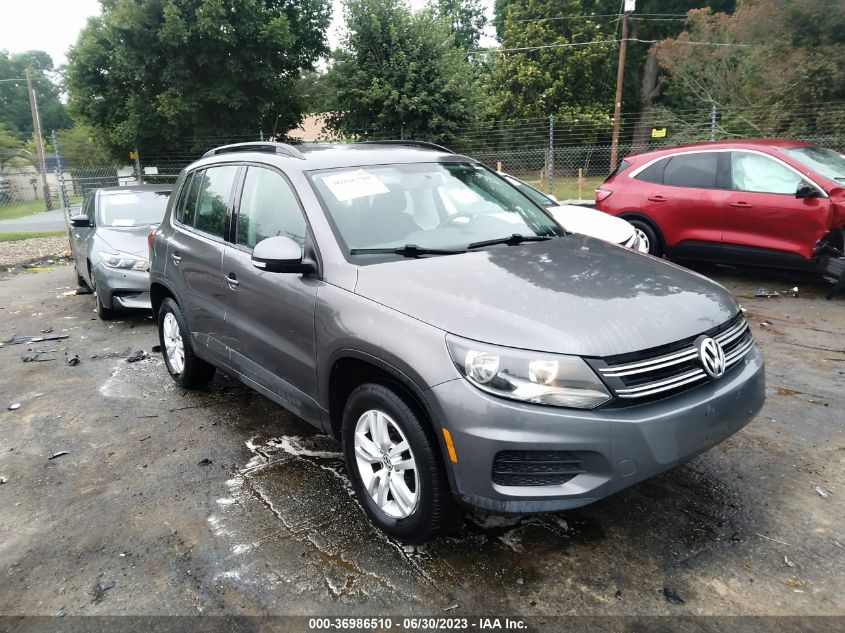 2015 VOLKSWAGEN TIGUAN S - WVGAV7AX5FW613369