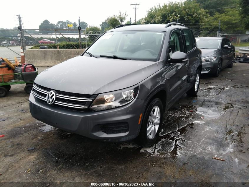 2015 VOLKSWAGEN TIGUAN S - WVGAV7AX5FW613369