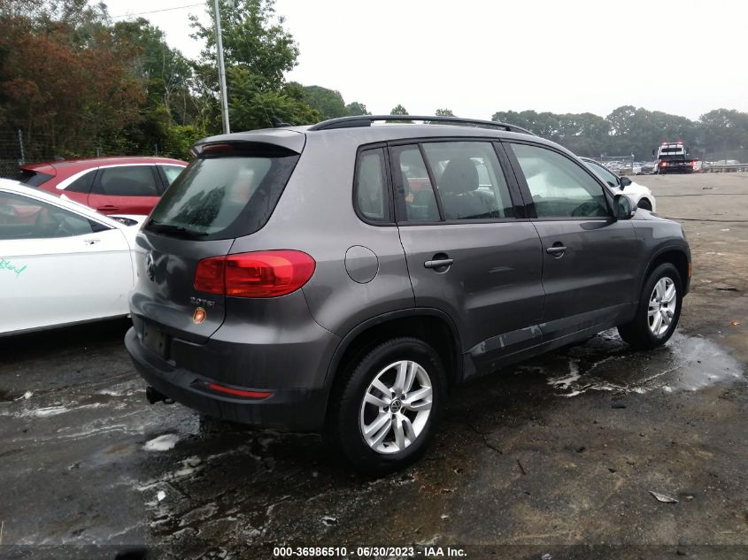 2015 VOLKSWAGEN TIGUAN S - WVGAV7AX5FW613369