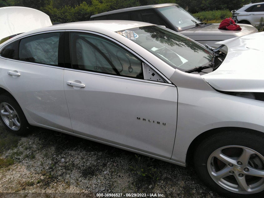 VIN 1G1ZC5ST1JF286483 2018 CHEVROLET MALIBU LS