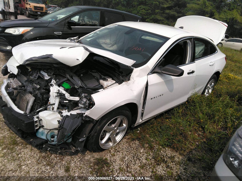VIN 1G1ZC5ST1JF286483 2018 CHEVROLET MALIBU LS
