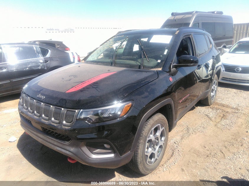 VIN 3C4NJDDB2NT195597 2022 JEEP COMPASS TRAILHAWK