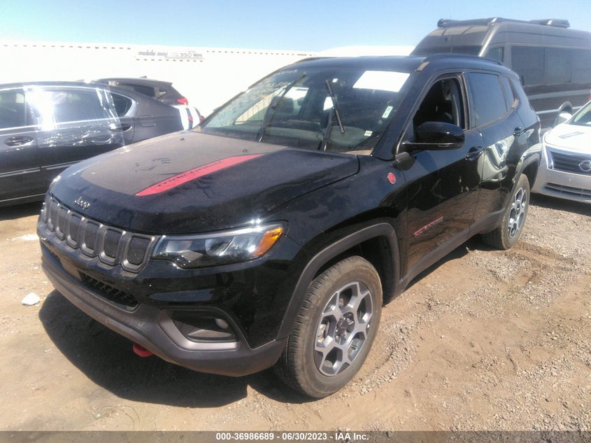 VIN 3C4NJDDB2NT195597 2022 JEEP COMPASS TRAILHAWK