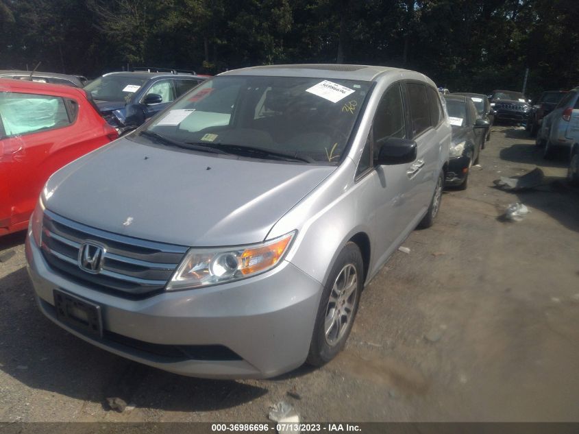 2013 HONDA ODYSSEY EX-L - 5FNRL5H67DB062099