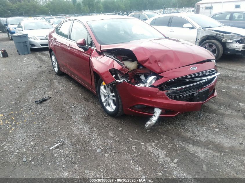 2018 FORD FUSION SE - 3FA6P0H72JR107811