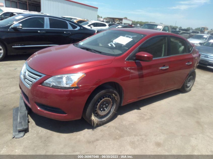2014 NISSAN SENTRA S - 3N1AB7AP2EL627962