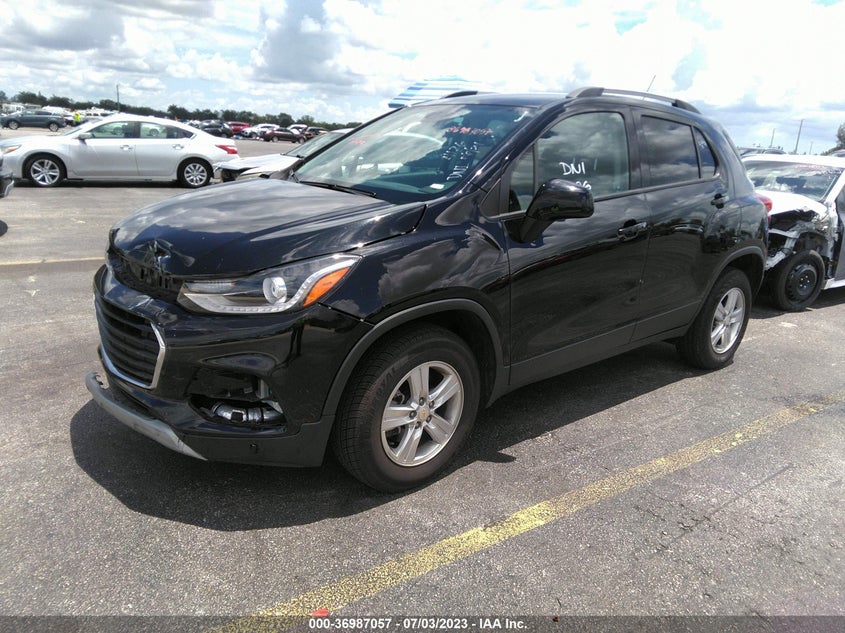 VIN KL7CJPSMXMB366221 2021 CHEVROLET TRAX LT