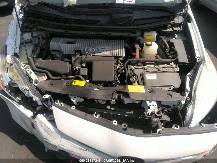 2013 TOYOTA PRIUS ONE/TWO/THREE/FOUR/FIVE - JTDKN3DU6D5649965