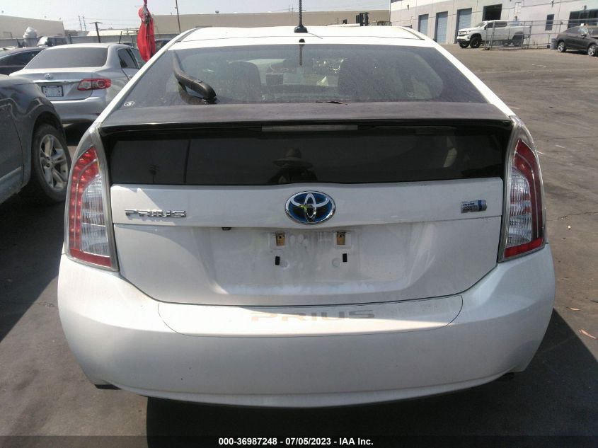 2013 TOYOTA PRIUS ONE/TWO/THREE/FOUR/FIVE - JTDKN3DU6D5649965