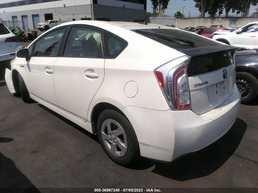 2013 TOYOTA PRIUS ONE/TWO/THREE/FOUR/FIVE - JTDKN3DU6D5649965