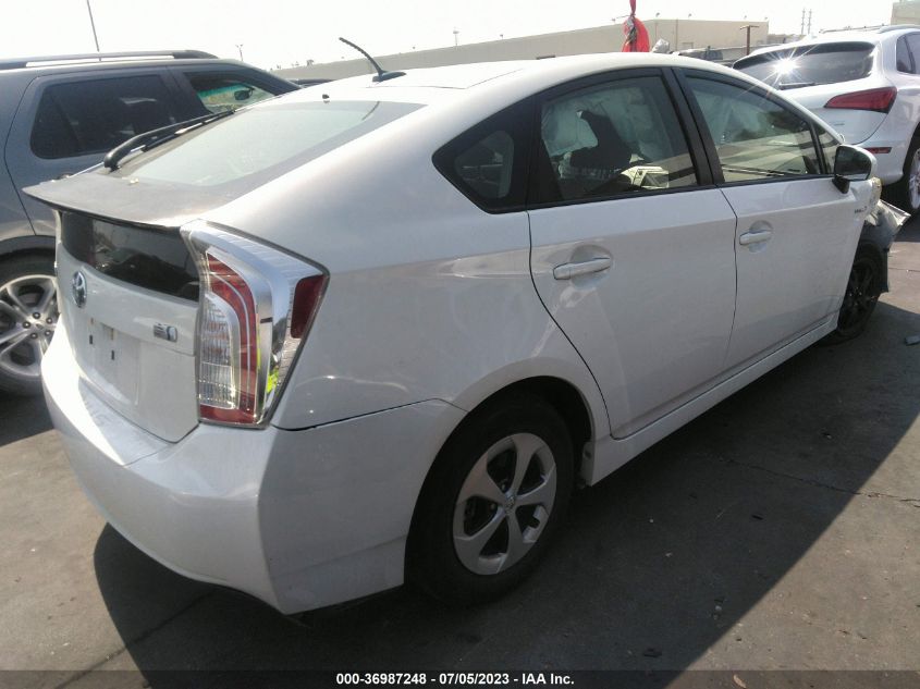 2013 TOYOTA PRIUS ONE/TWO/THREE/FOUR/FIVE - JTDKN3DU6D5649965