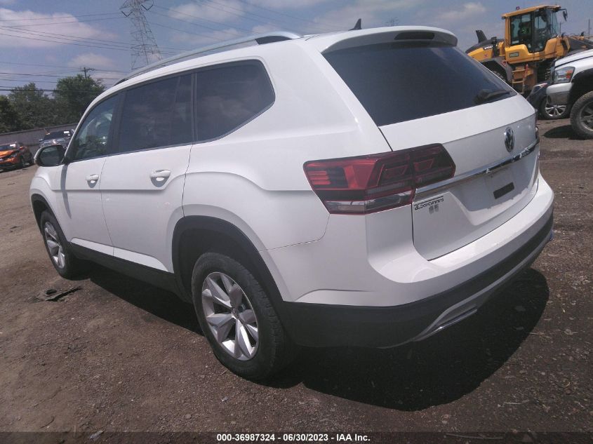 2019 VOLKSWAGEN ATLAS 3.6L V6 SE W/TECHNOLOGY - 1V2UR2CAXKC559143
