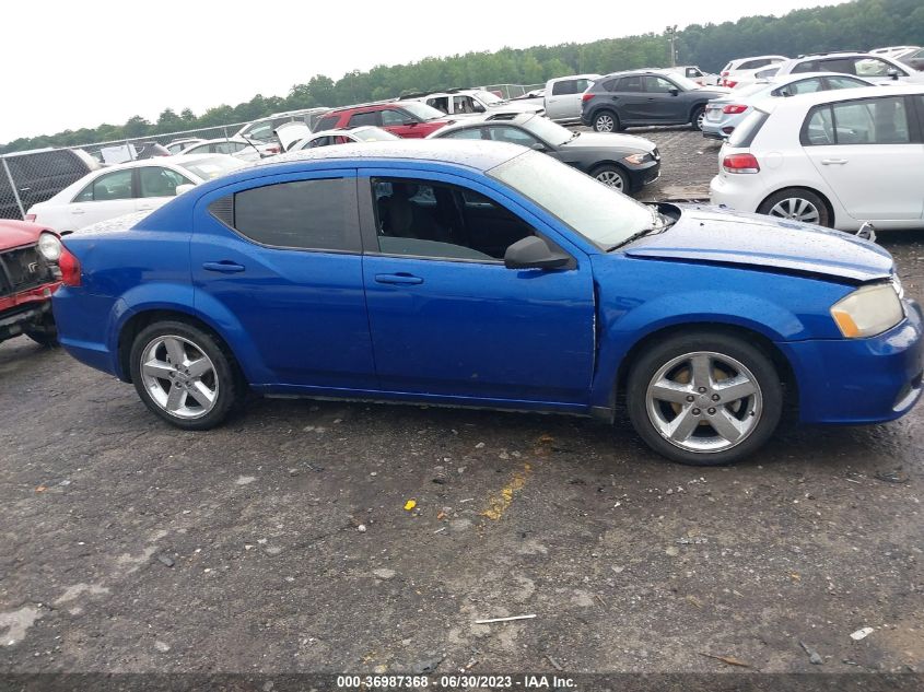 2013 DODGE AVENGER SE - 1C3CDZABXDN653339