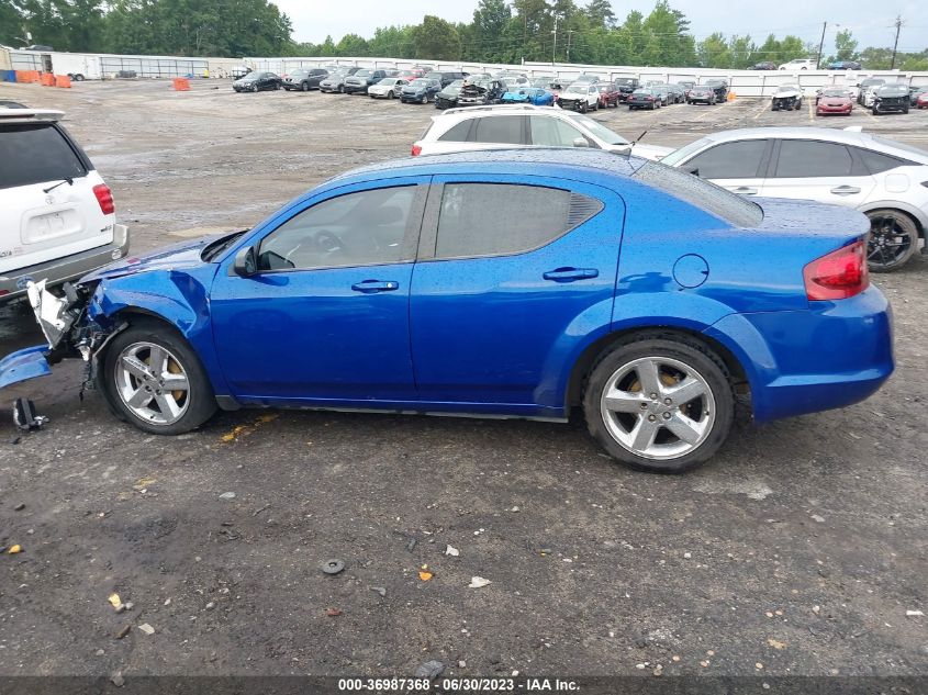 2013 DODGE AVENGER SE - 1C3CDZABXDN653339