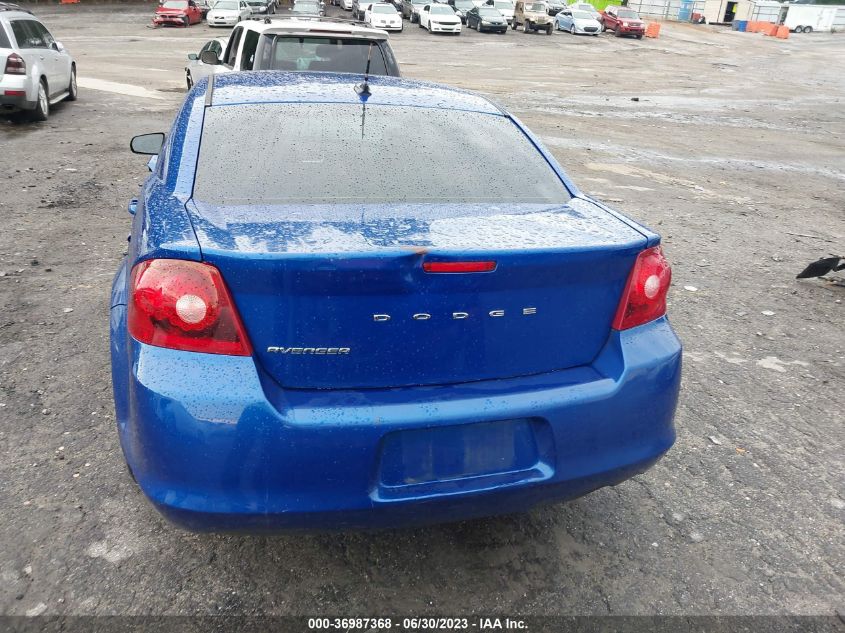 2013 DODGE AVENGER SE - 1C3CDZABXDN653339