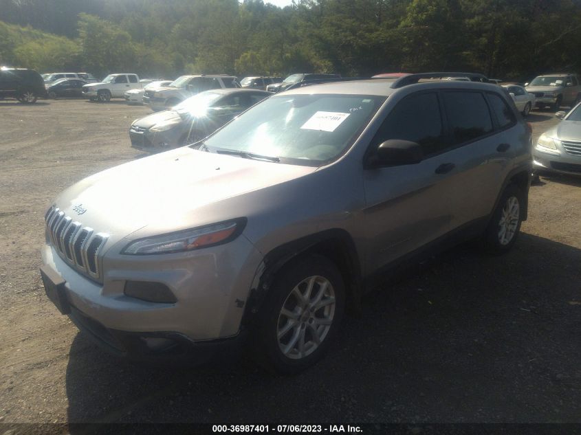 2016 JEEP CHEROKEE SPORT - 1C4PJLAB5GW136211