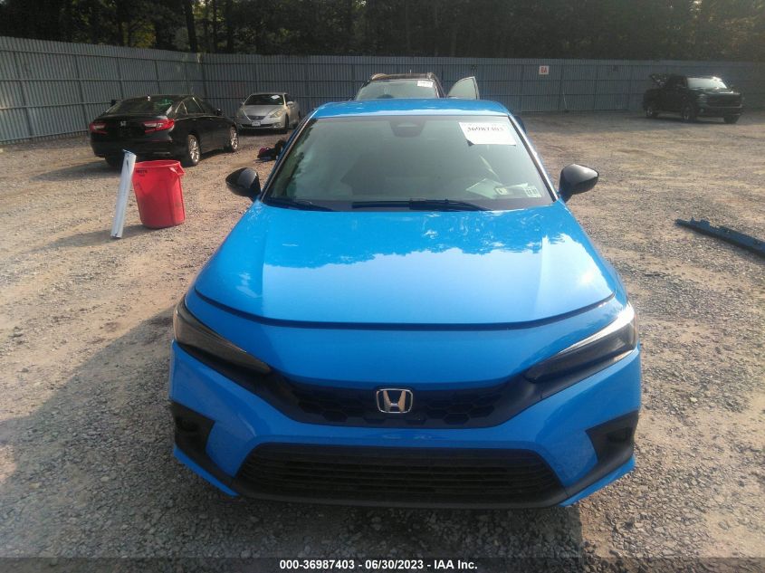 2022 HONDA CIVIC HATCHBACK SPORT - 19XFL2H80NE024367