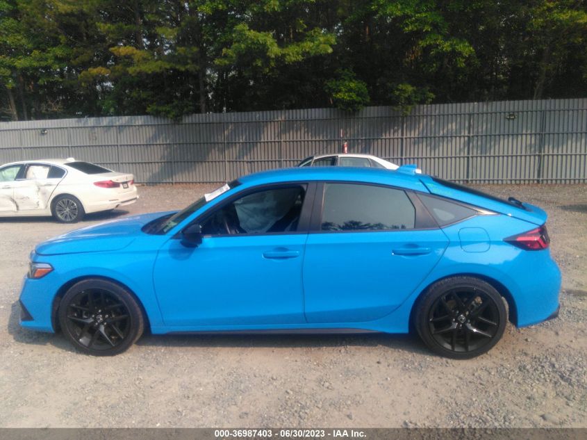 2022 HONDA CIVIC HATCHBACK SPORT - 19XFL2H80NE024367