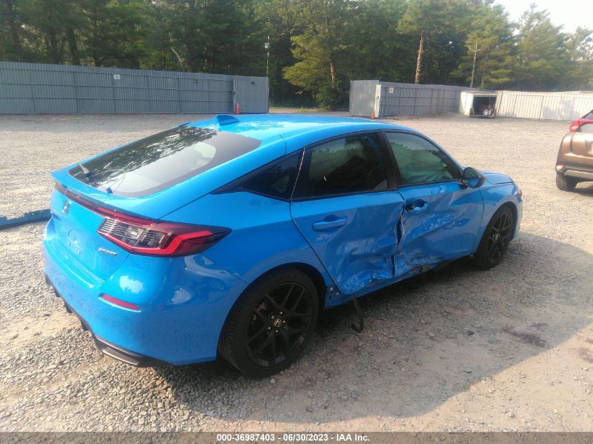2022 HONDA CIVIC HATCHBACK SPORT - 19XFL2H80NE024367
