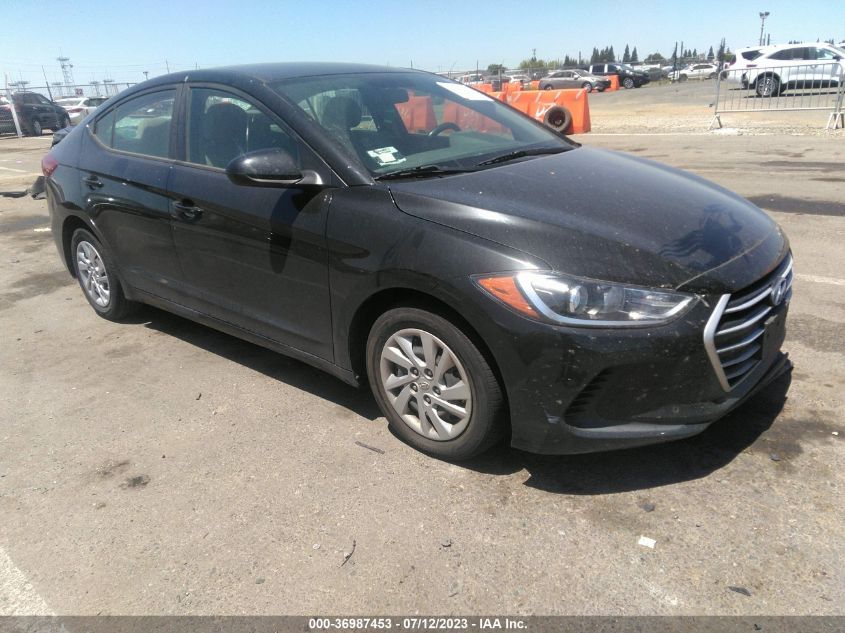 2017 HYUNDAI ELANTRA SE - KMHD74LF3HU359945