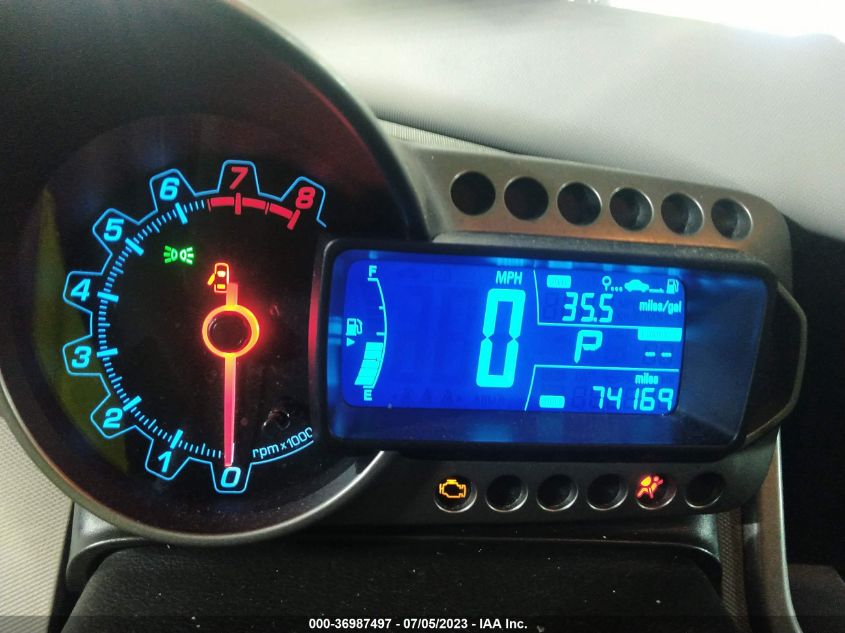 2015 CHEVROLET SONIC LTZ - 1G1JE6SBXF4112404