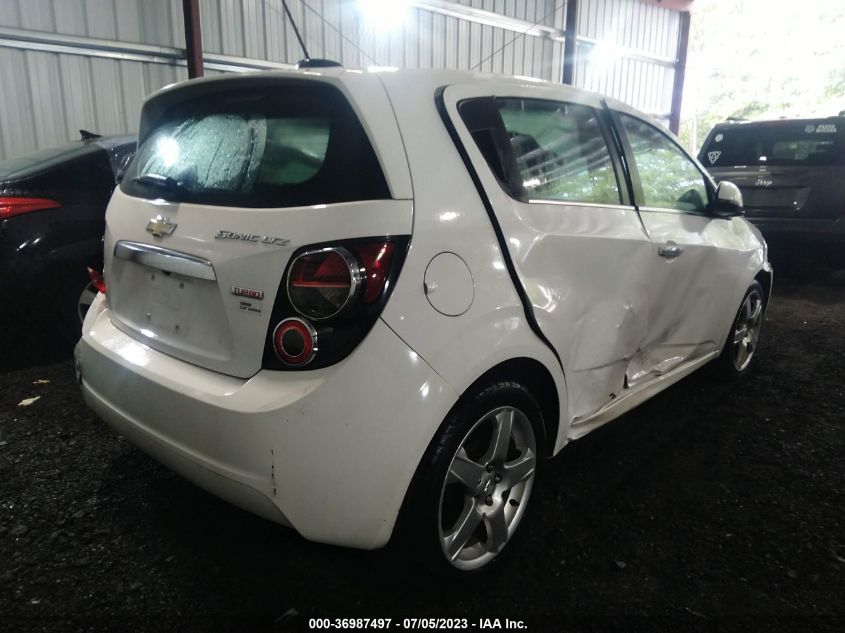 2015 CHEVROLET SONIC LTZ - 1G1JE6SBXF4112404