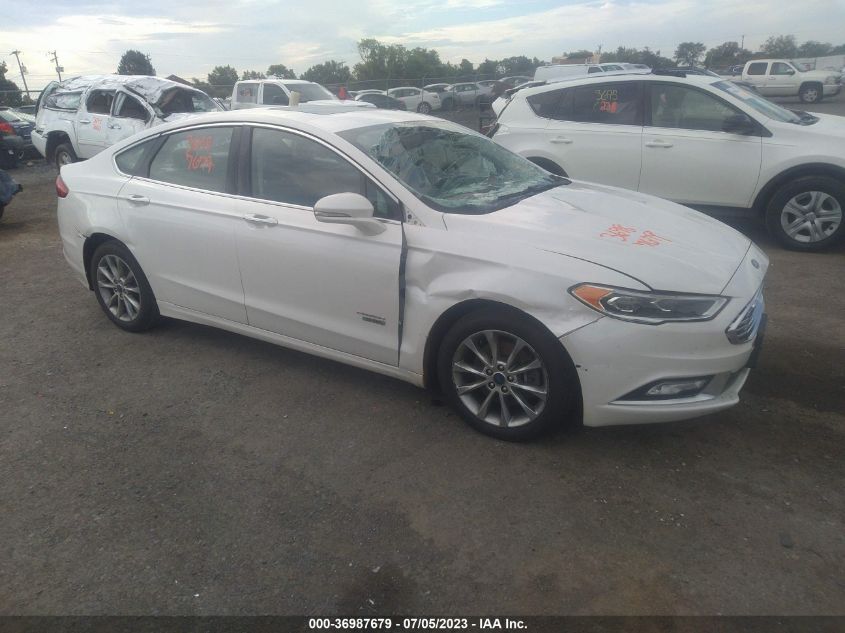 2017 FORD FUSION ENERGI SE - 3FA6P0PU6HR128064