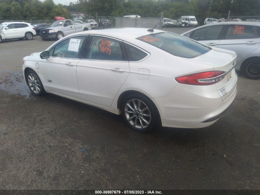 2017 FORD FUSION ENERGI SE - 3FA6P0PU6HR128064