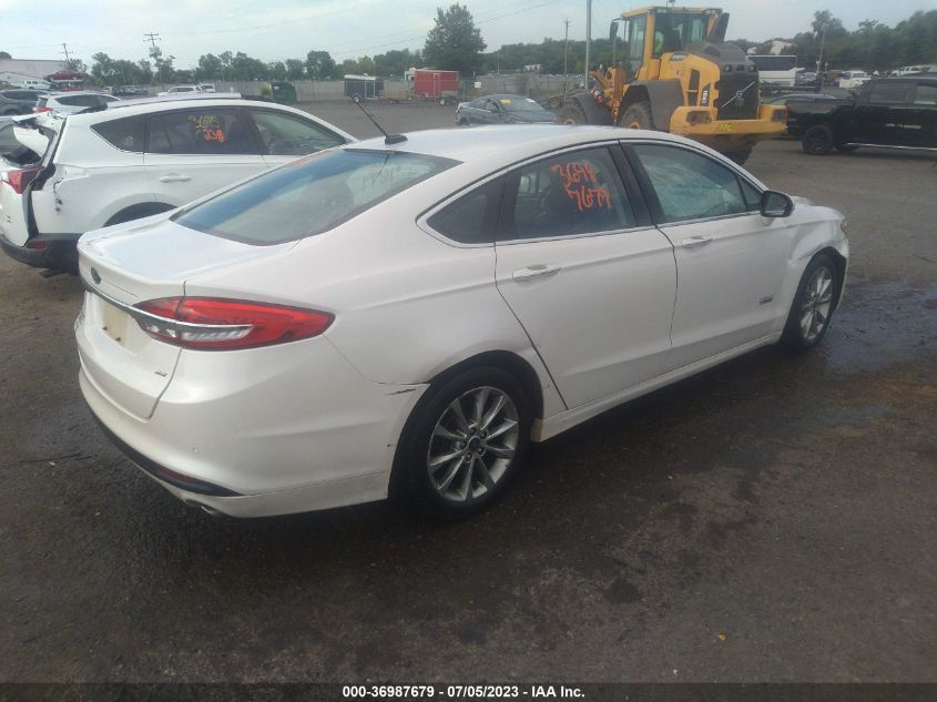 2017 FORD FUSION ENERGI SE - 3FA6P0PU6HR128064