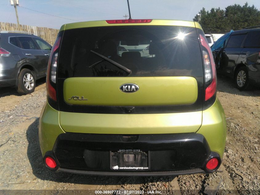 2016 KIA SOUL + - KNDJP3A50G7845203