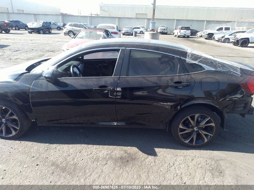 2019 HONDA CIVIC SEDAN SPORT - 2HGFC2F81KH590543