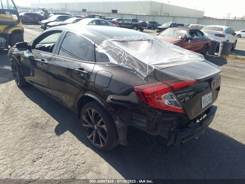 2019 HONDA CIVIC SEDAN SPORT - 2HGFC2F81KH590543