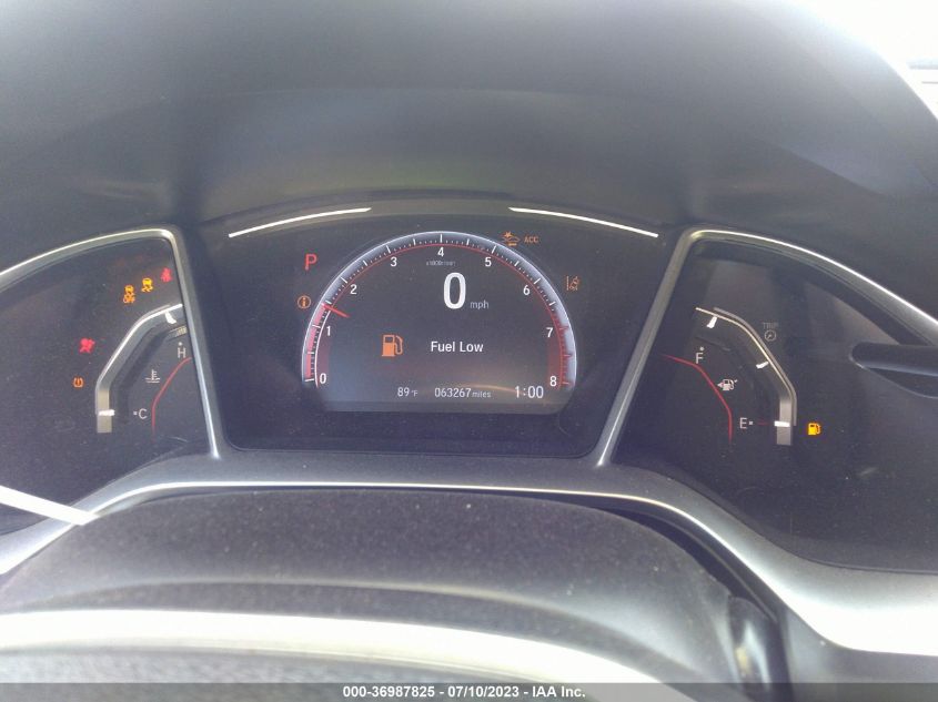 2019 HONDA CIVIC SEDAN SPORT - 2HGFC2F81KH590543