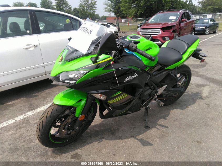 2018 KAWASAKI EX650 F - JKAEXEK11JDA12654