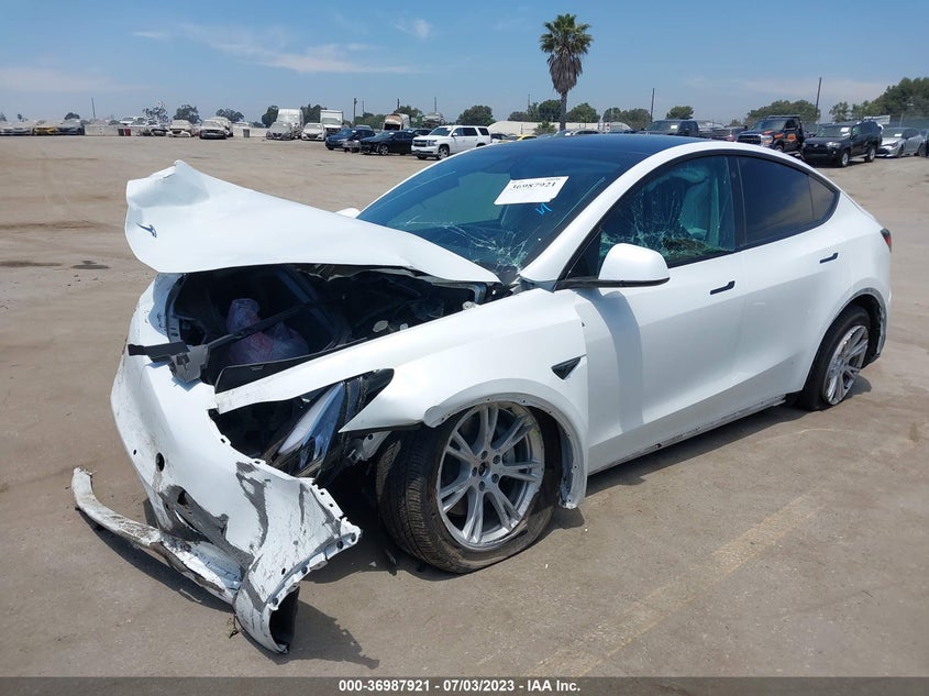 VIN 7SAYGDEE6NF347211 2022 TESLA MODEL Y LONG RANGE