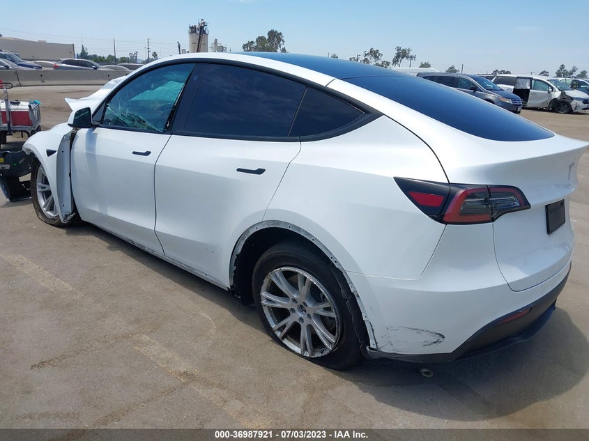 VIN 7SAYGDEE6NF347211 2022 TESLA MODEL Y LONG RANGE