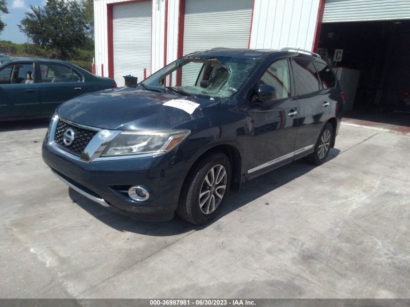 2014 NISSAN PATHFINDER SL - 5N1AR2MN7EC728976
