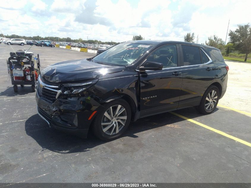 2022 CHEVROLET EQUINOX LT - 3GNAXKEV3NL281194