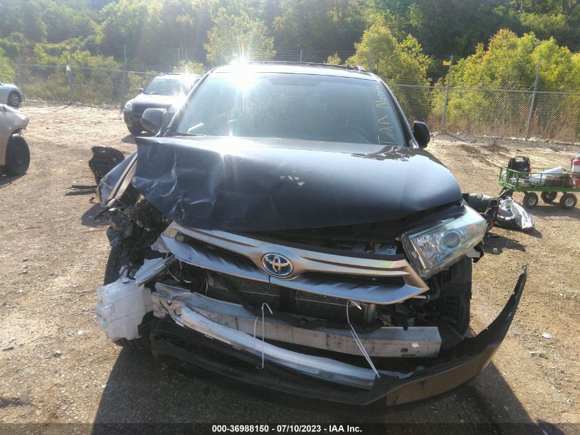 2013 TOYOTA HIGHLANDER HYBRID LIMITED JTEDC3EH9D2011755