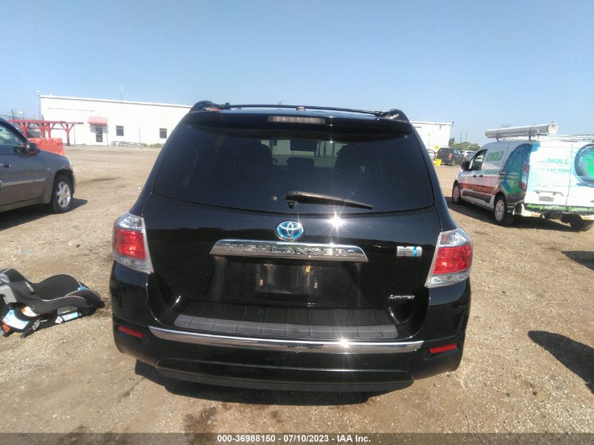 2013 TOYOTA HIGHLANDER HYBRID LIMITED JTEDC3EH9D2011755
