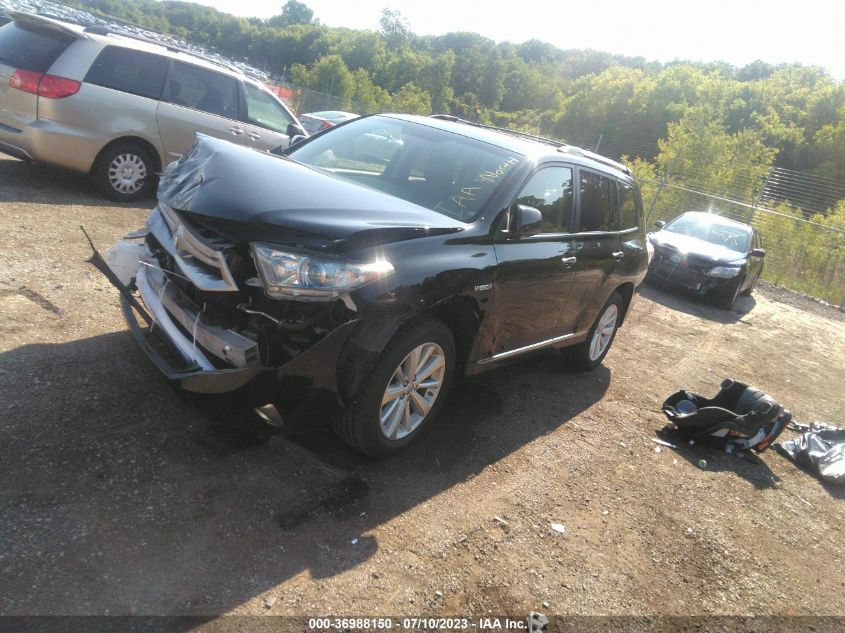 2013 TOYOTA HIGHLANDER HYBRID LIMITED JTEDC3EH9D2011755