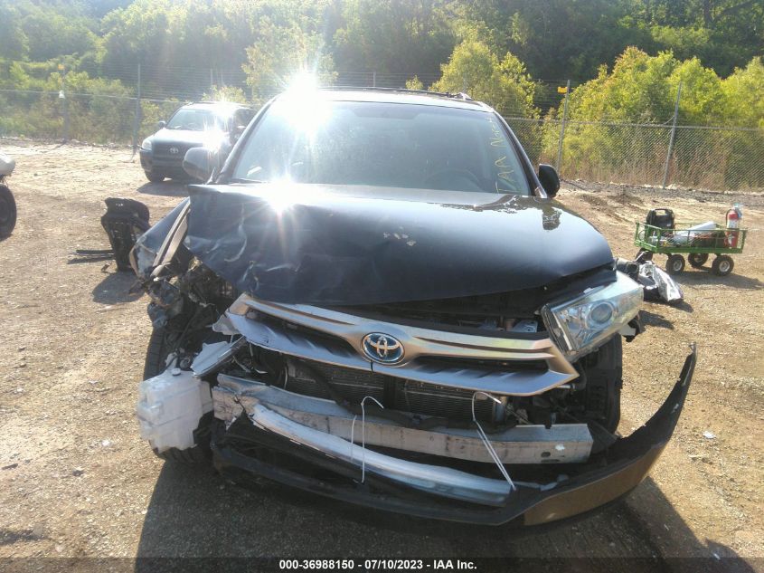 2013 TOYOTA HIGHLANDER HYBRID LIMITED JTEDC3EH9D2011755