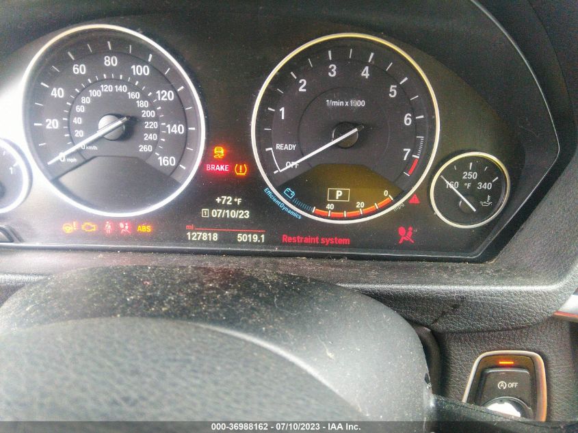 2015 BMW 3 SERIES 320I XDRIVE - WBA3C3G52FNT52710