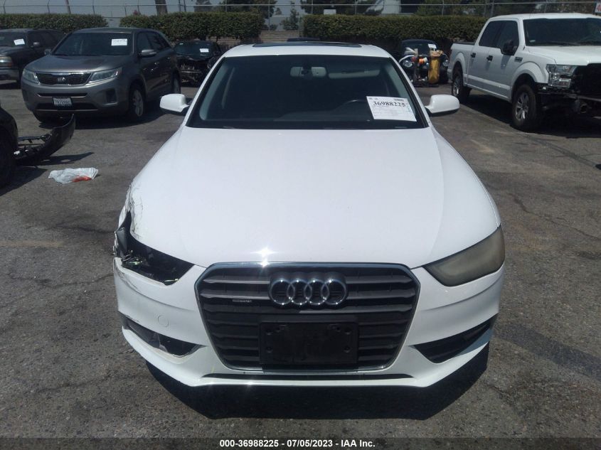 2013 AUDI A4 PREMIUM PLUS - WAUFFAFL8DN018414